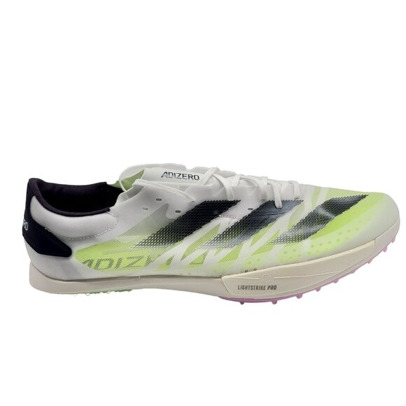 Adidas Adizero Ambition Track Spikes Running Shoes White Mens Size 13 IE5486‎ - Picture 1 of 11